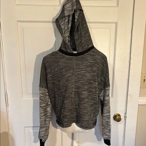 Calvin Klein Performance Black and Gray Cowl Neck Sweater